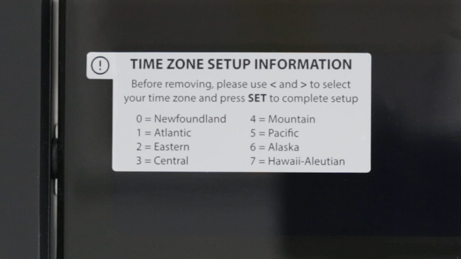 Setting the Timezone on the Magnasonic CR65