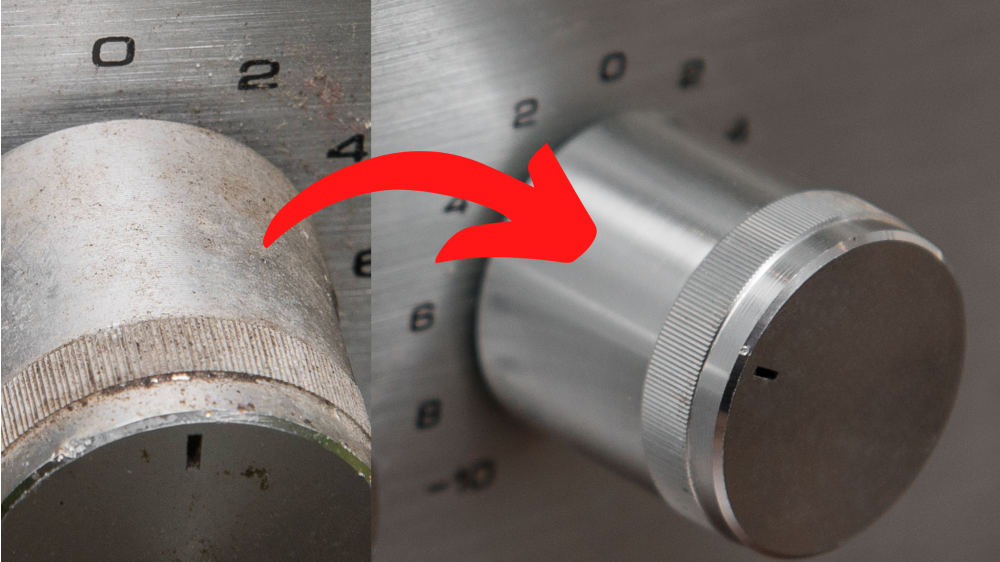 Before and after of ultrasonic cleaner
