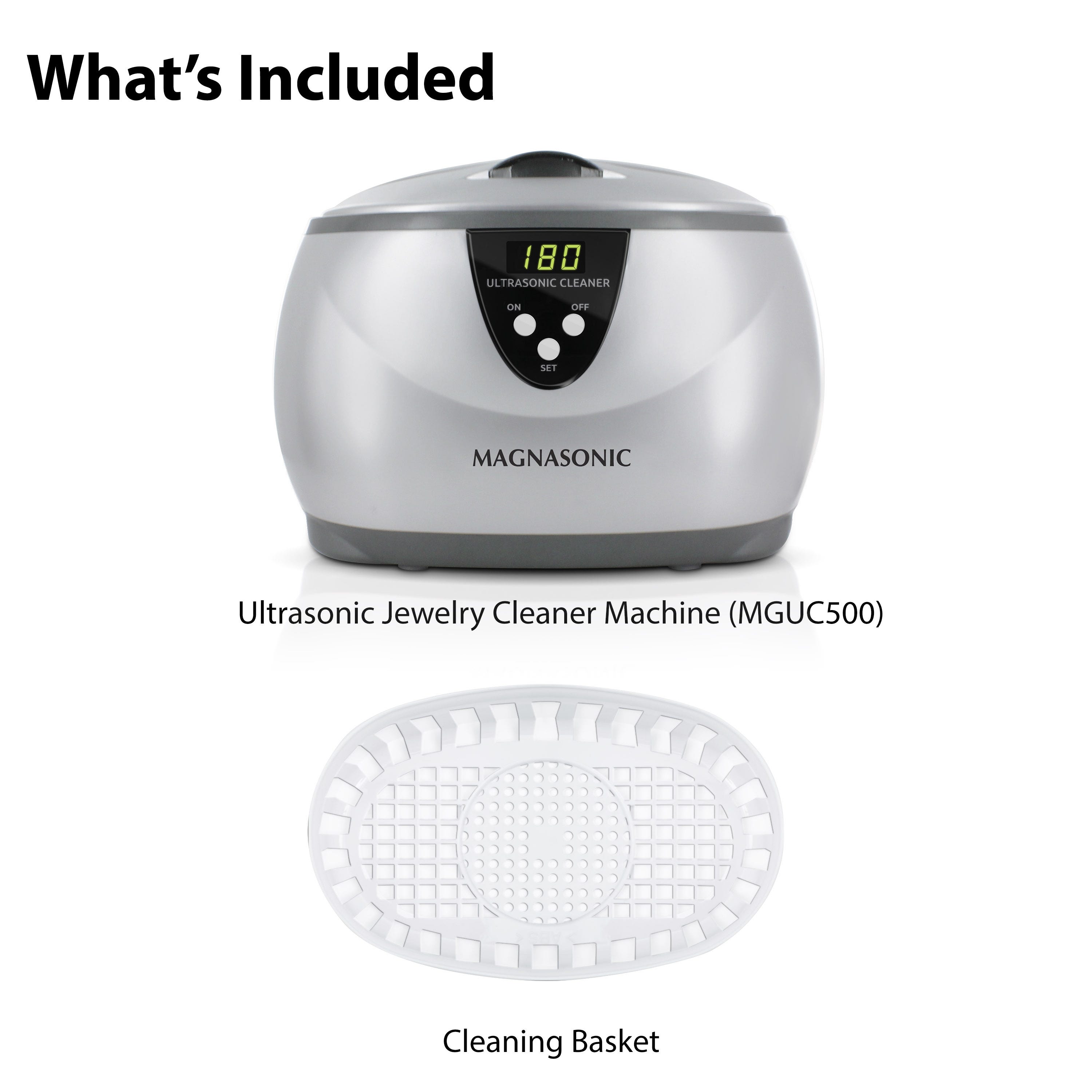 Professional Ultrasonic Jewelry and Eyeglass Cleaner
