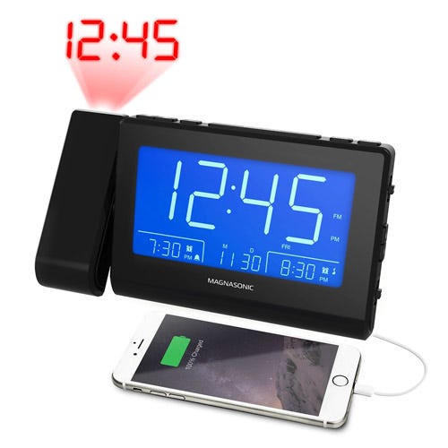 Alarm Clock Radio with USB Charging