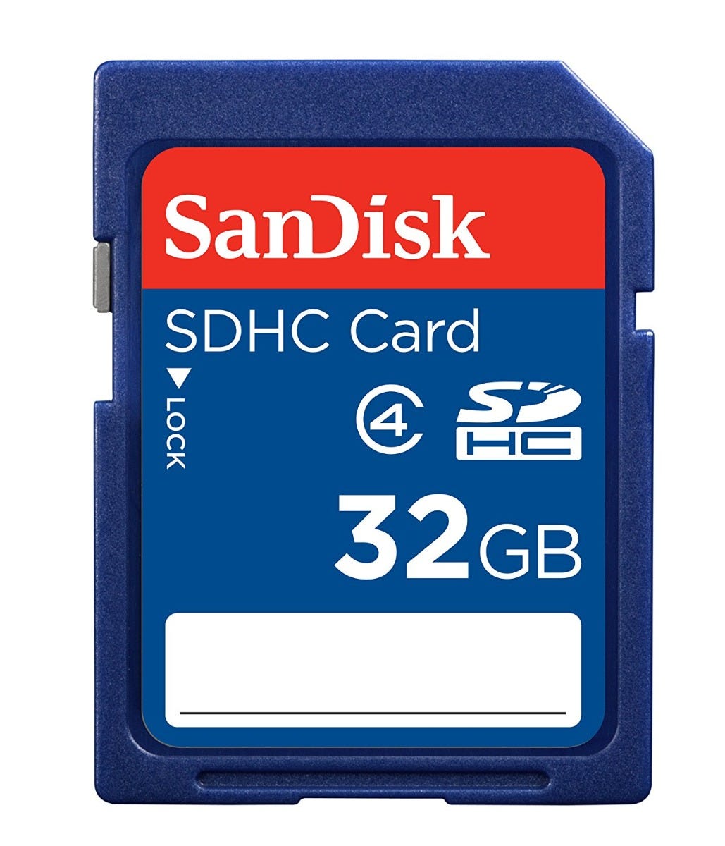 SanDisk 32GB SDHC Memory Card Class 4